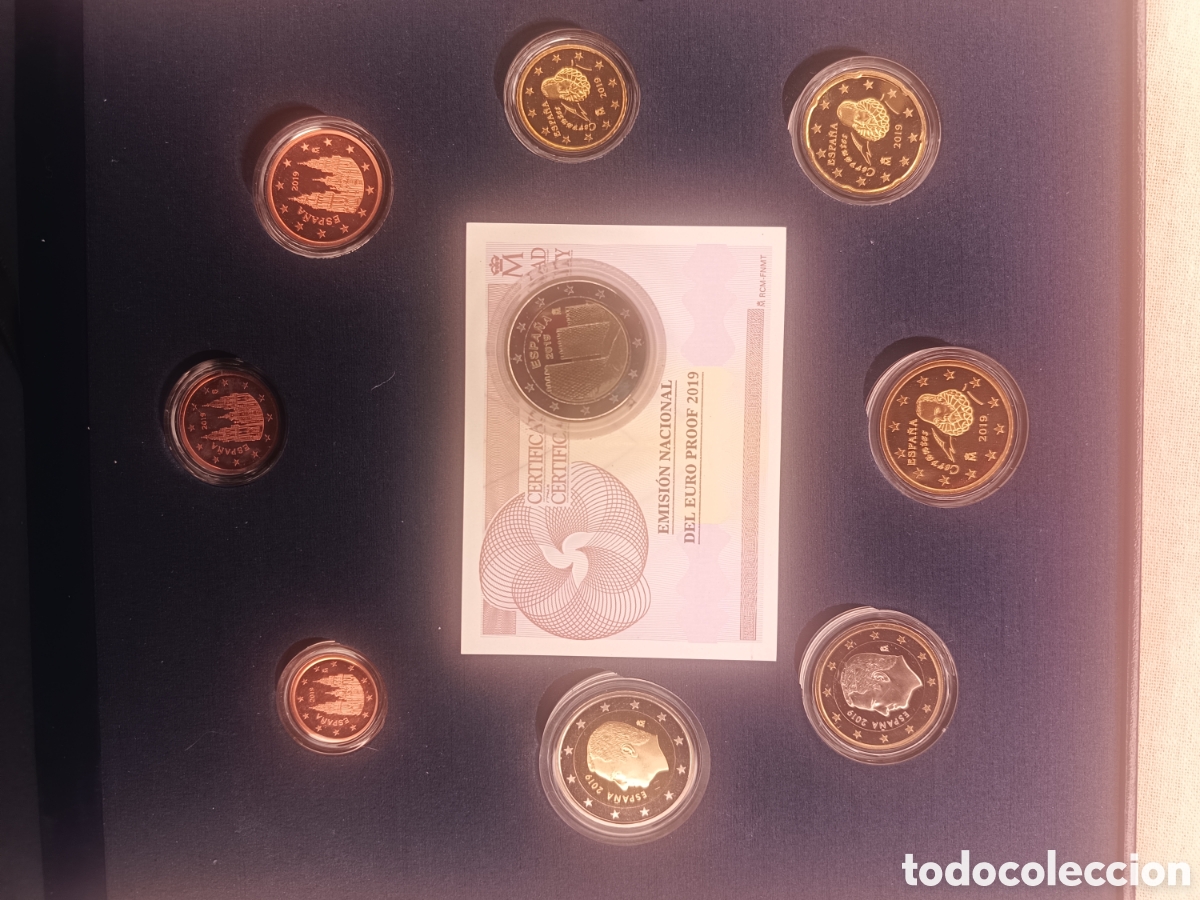 Monedas FNMT: 2019, EUROSET PROOF ESPA&Ntilde;A - Foto 6