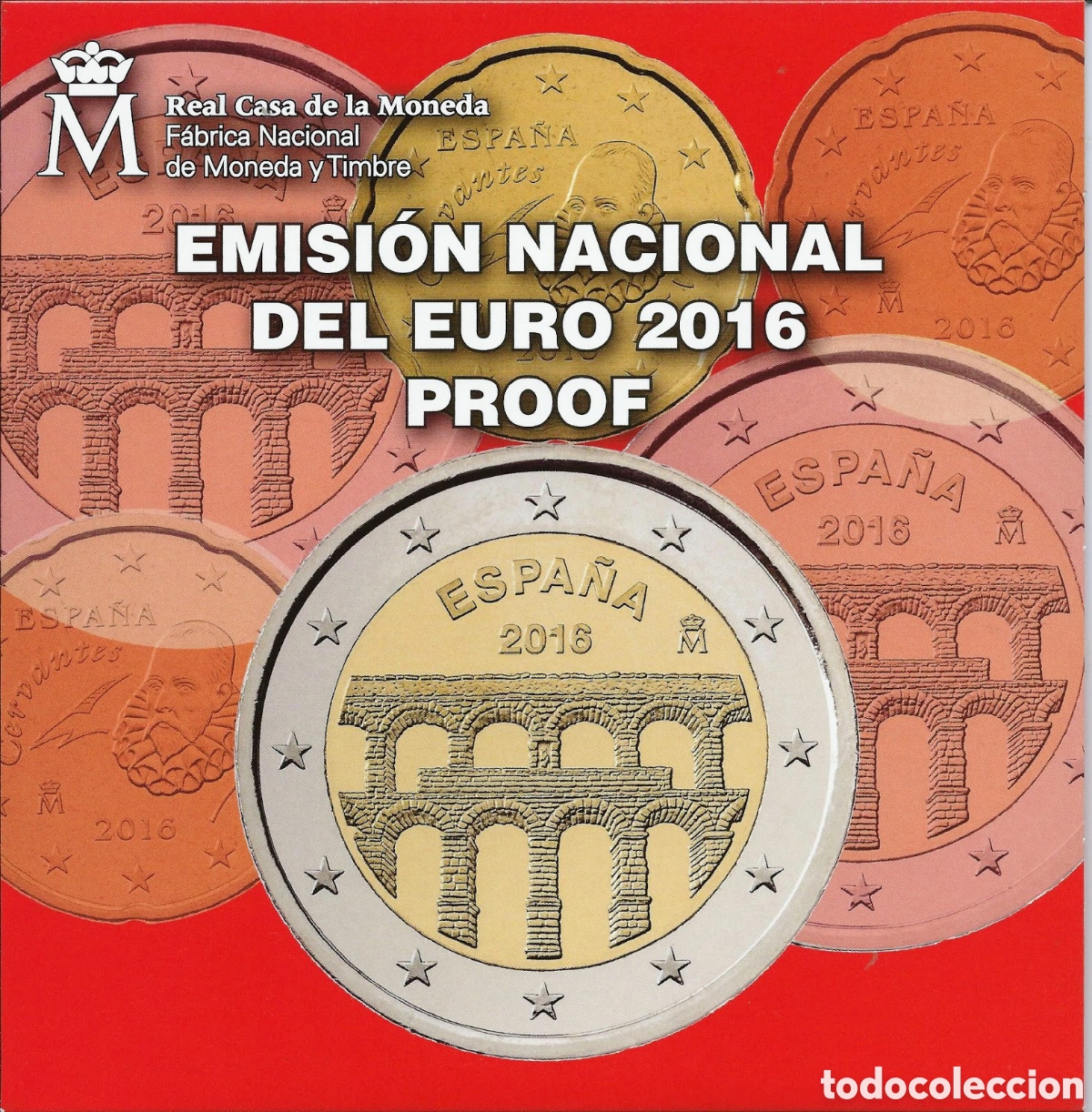 Monedas FNMT: 2016, EUROSET PROOF ESPA&Ntilde;A - Foto 2