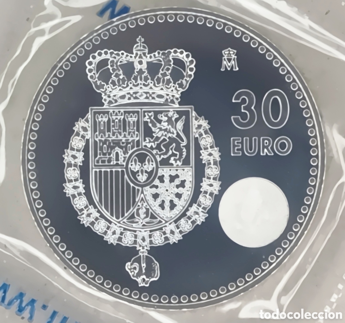 Monedas FNMT: 2014, MONEDA DE 30 EUROS, PROCLAMACI&Oacute;N DEL REY FELIPE VI.