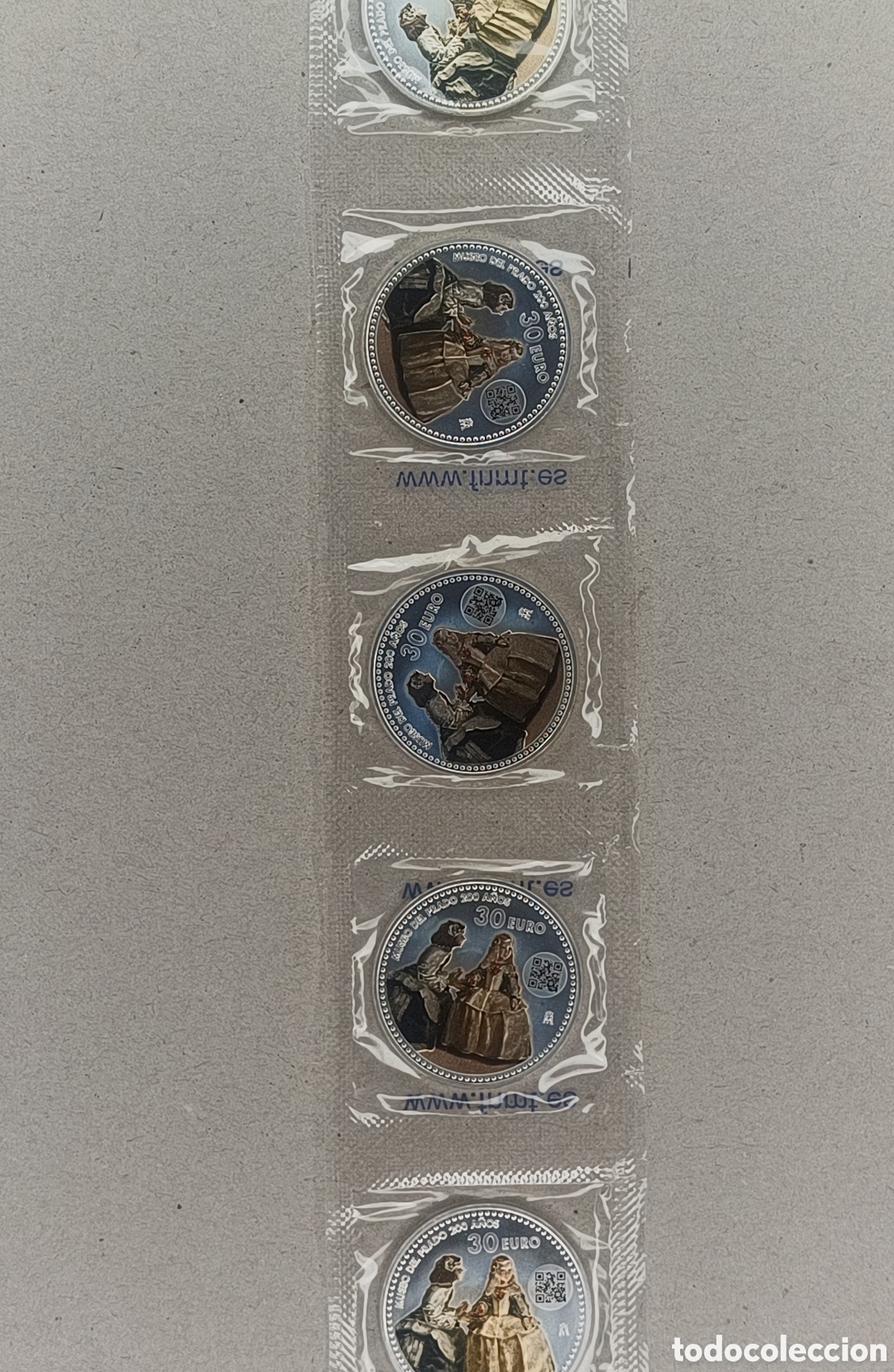 Monedas FNMT: 2019, MONEDA DE 30 EUROS, BICENTENARIO DEL MUSEO DEL PRADO. - Foto 2