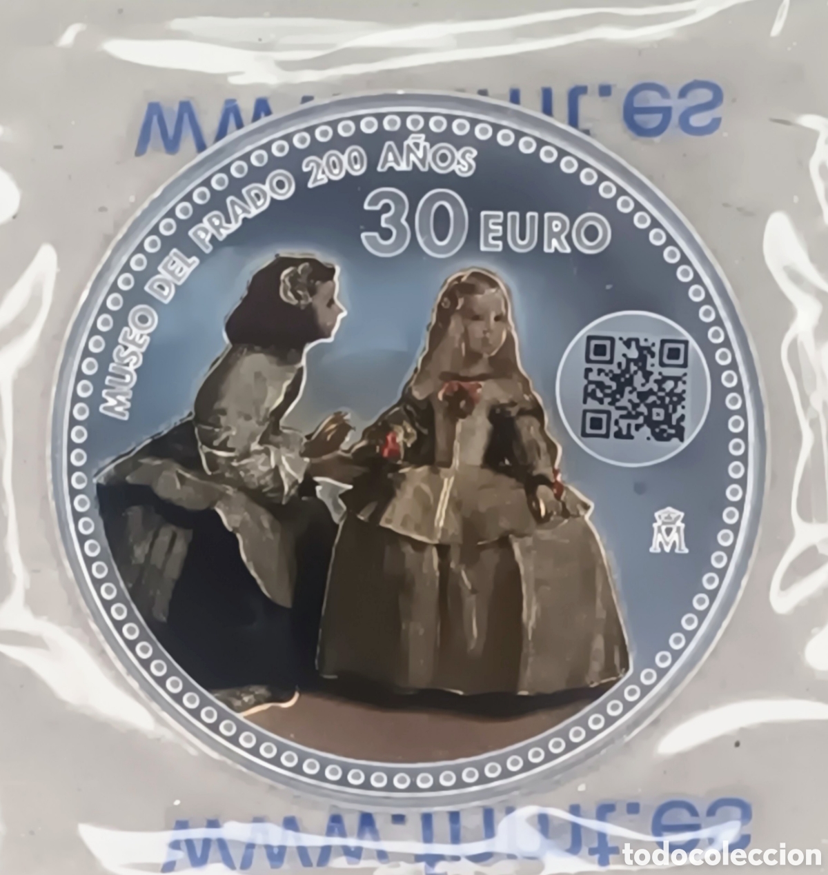 Monedas FNMT: 2019, MONEDA DE 30 EUROS, BICENTENARIO DEL MUSEO DEL PRADO. - Foto 4