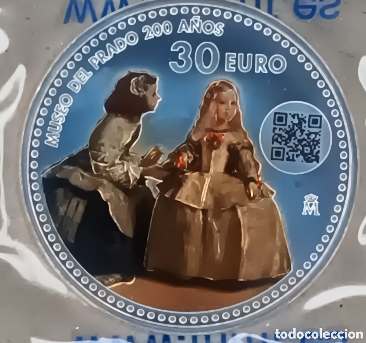 Monedas FNMT: 2019, MONEDA DE 30 EUROS, BICENTENARIO DEL MUSEO DEL PRADO.