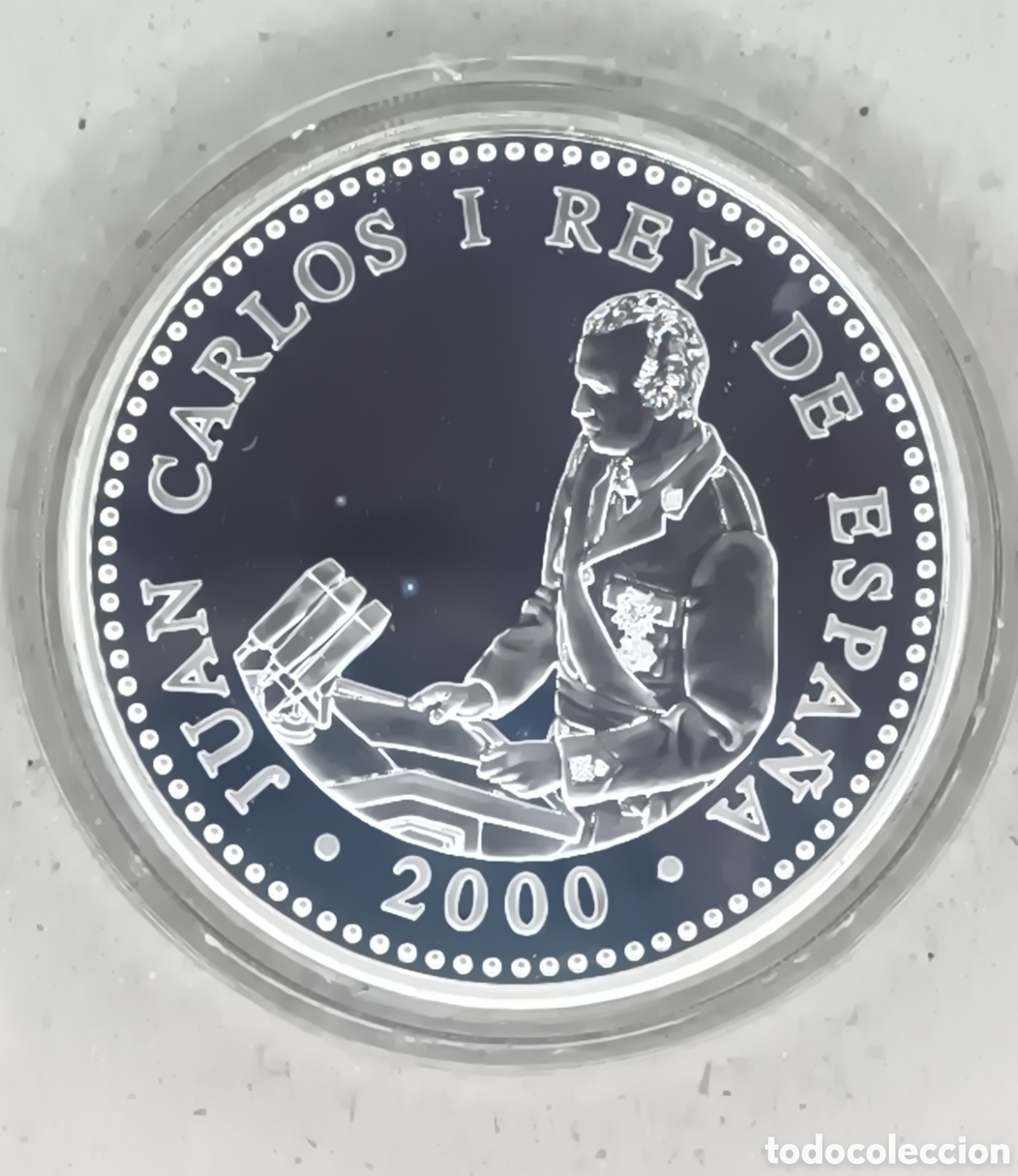 Monedas FNMT: 2000, XXV ANIVERSARIO DE LA PROCLAMACI&Oacute;N DE SU MAJESTAD EL REY DON JUAN CARLOS I, MONEDA DE 2000 PTS
