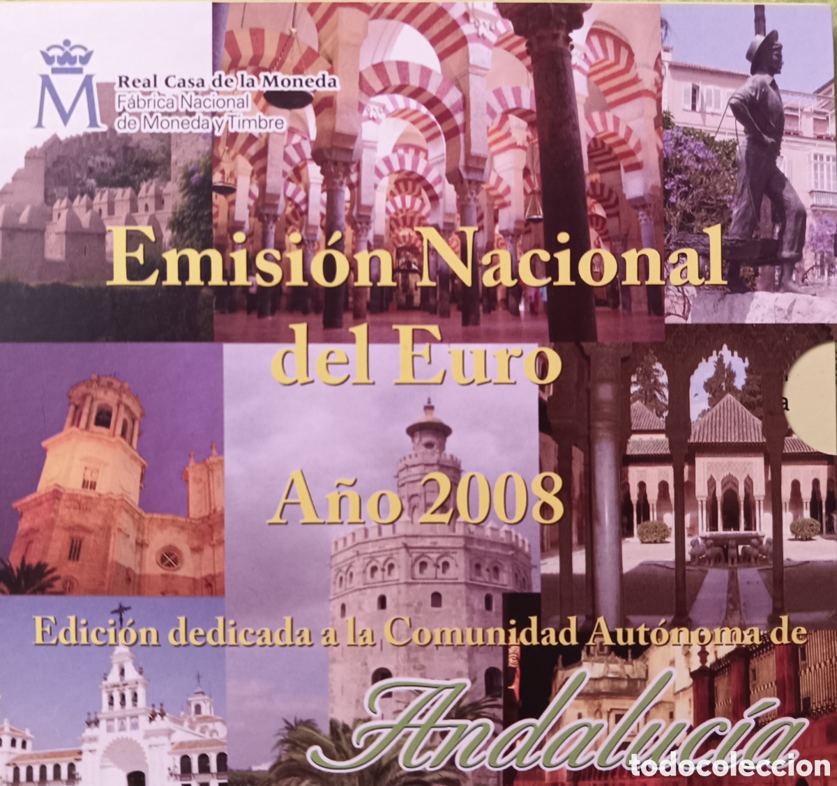 Monedas FNMT: 2008, ANDALUC&Iacute;A Y ARAG&Oacute;N, DOS EUROSETS COMUNIDADES Y CIUDADES AUT&Oacute;NOMAS DE ESPA&Ntilde;A.