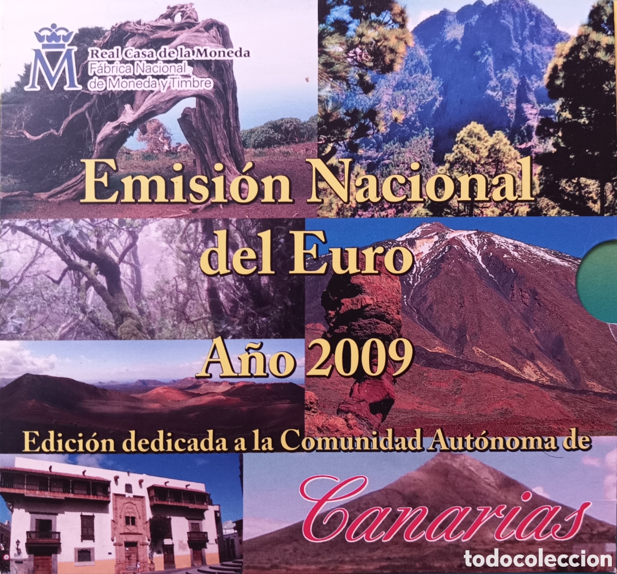 Monedas FNMT: 2009, CANARIAS Y CANTABRIA, DOS EUROSETS DE COMUNIDADES Y CIUDADES AUT&Oacute;NOMAS DE ESPA&Ntilde;A.