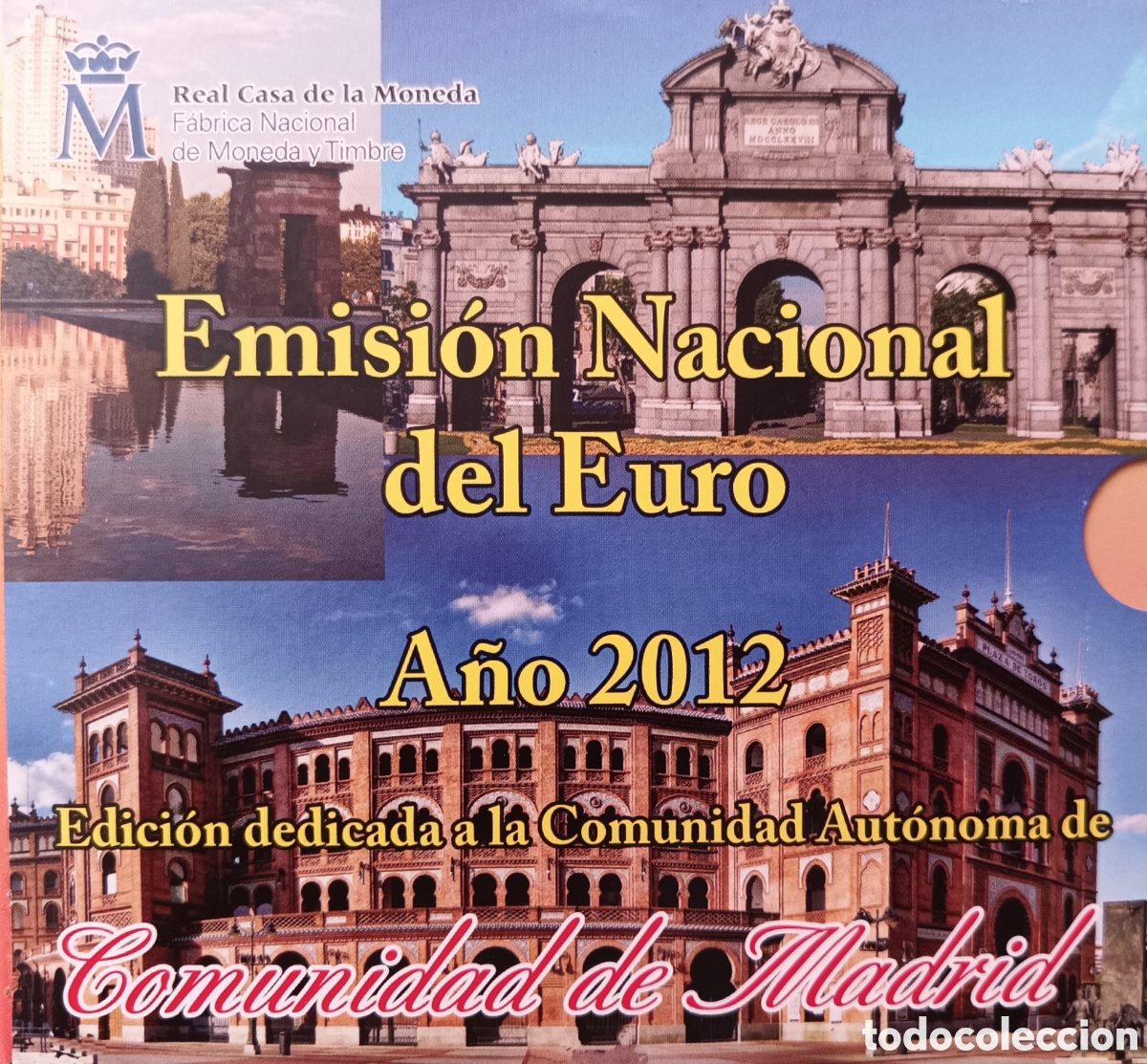 Monedas FNMT: 2012, MADRID Y MELILLA, DOS EUROSETS DE COMUNIDADES Y CIUDADES AUT&Oacute;NOMAS DE ESPA&Ntilde;A.
