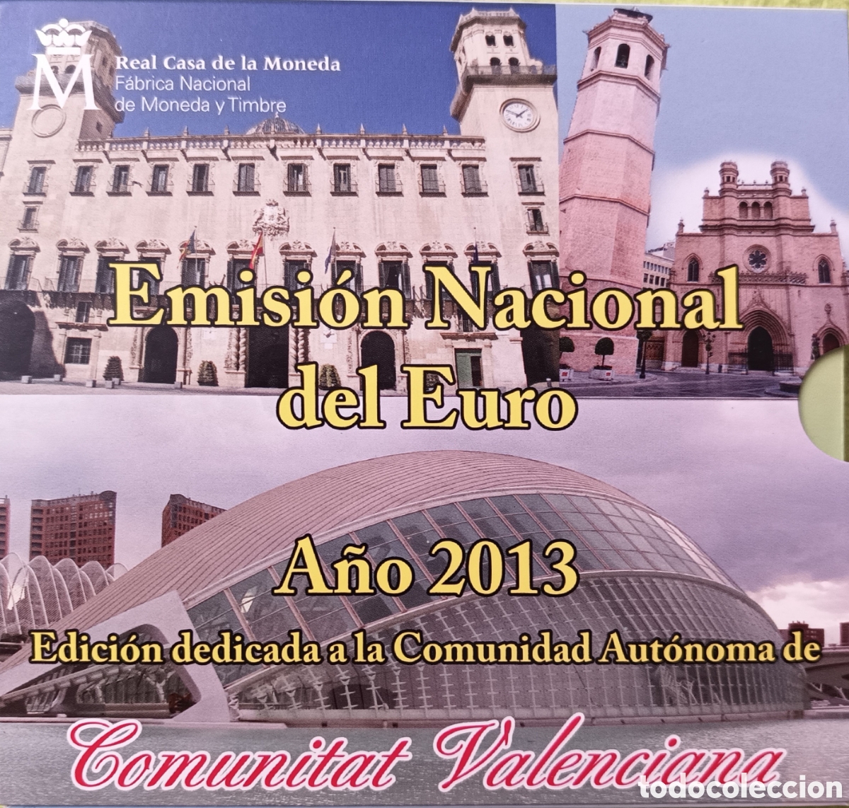 Monedas FNMT: 2013, NAVARRA Y VALENCIANA, DOS EUROSETS DE COMUNIDADES Y CIUDADES AUT&Oacute;NOMAS DE ESPA&Ntilde;A.