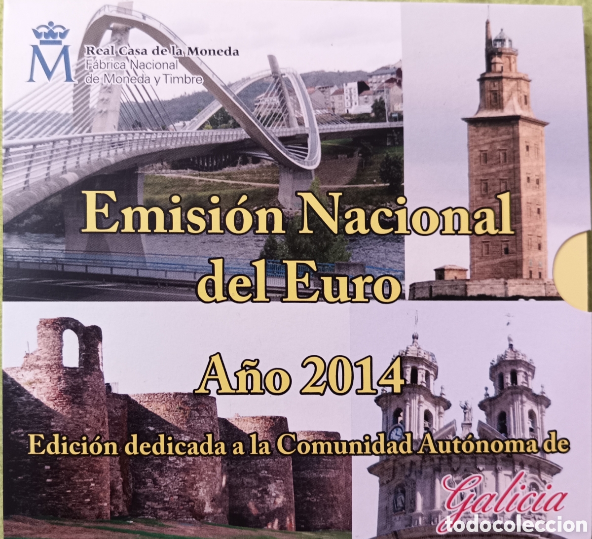 Monedas FNMT: 2014, GALICIA Y EXTREMADURA, DOS EUROSETS DE COMUNIDADES Y CIUDADES AUT&Oacute;NOMAS DE ESPA&Ntilde;A.