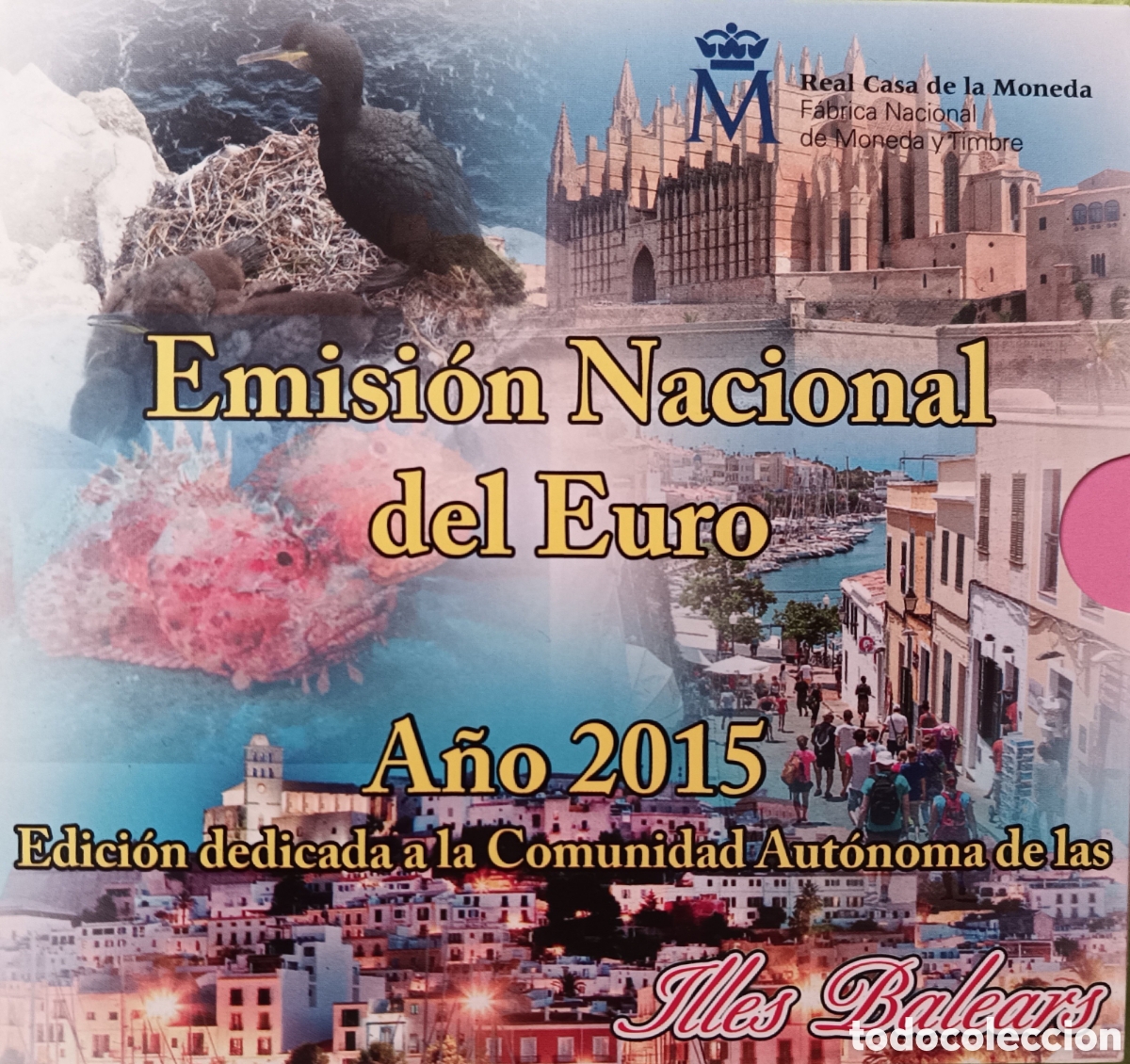 Monedas FNMT: 2015, ILLES BALEARS Y LA RIOJA, DOS EUROSETS DE COMUNIDADES Y CIUDADES AUT&Oacute;NOMAS DE ESPA&Ntilde;A.
