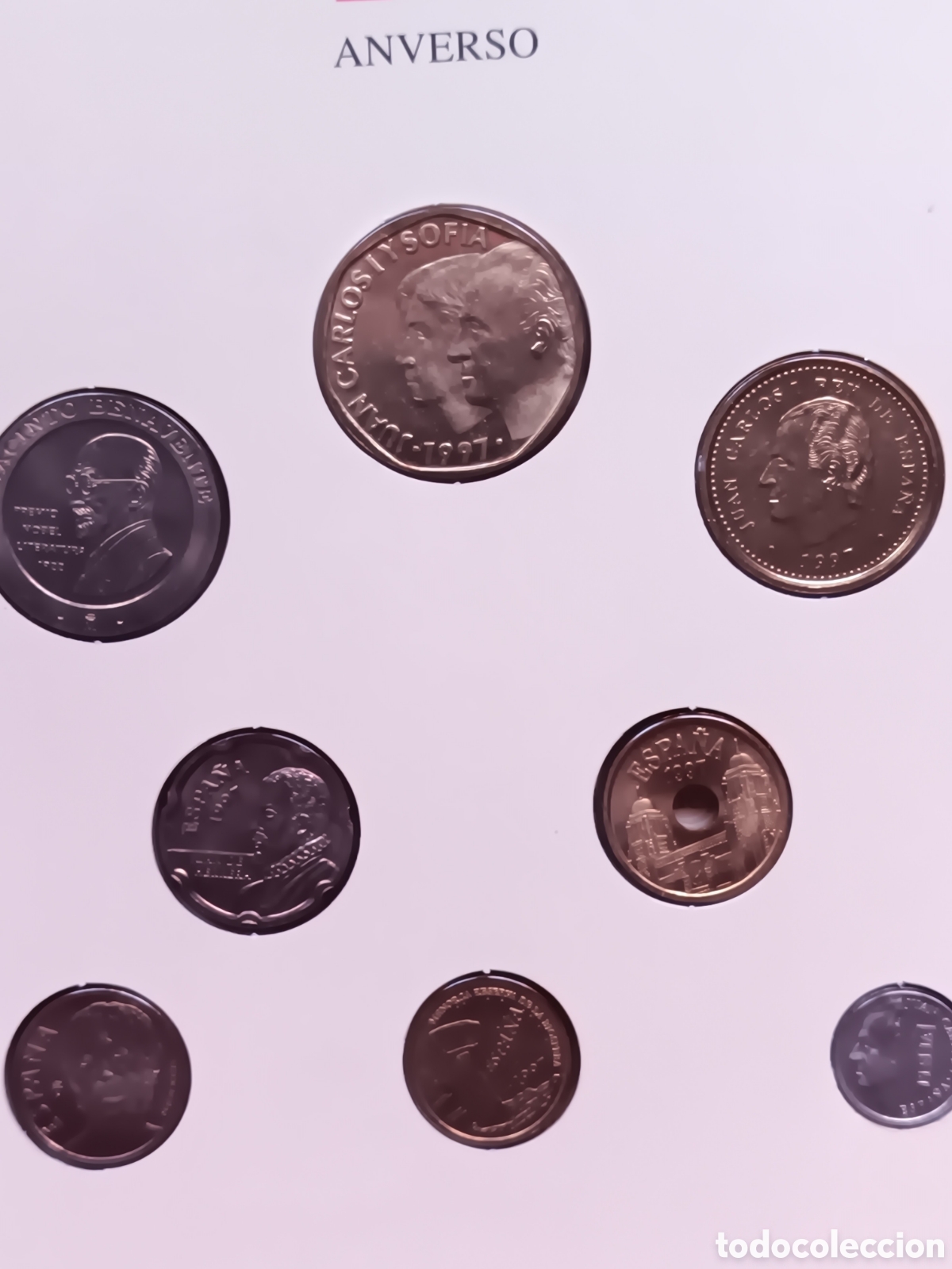 Monedas FNMT: 1997, MONEDAS ESPA&Ntilde;OLAS DE CURSO LEGAL. SET PESETAS.