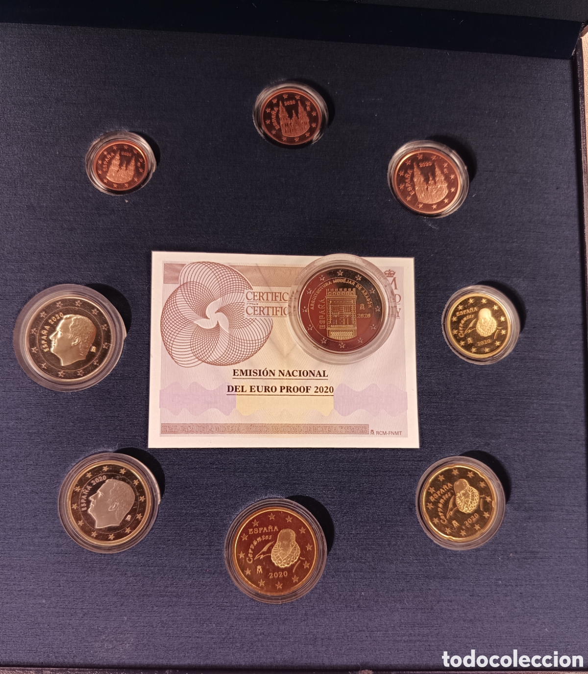 Monedas FNMT: 2020, EUROSET PROOF ESPA&Ntilde;A, ARQUITECTURA MUD&Eacute;JAR DE ARAG&Oacute;N.