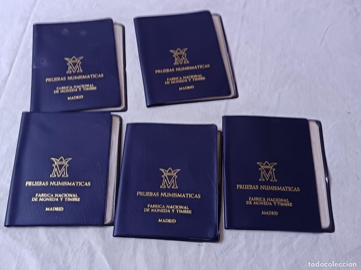 FNMT-M&uuml;nzen: Lote de 5 Estuches con Pruebas Numism&aacute;ticas, FNMT, 1979