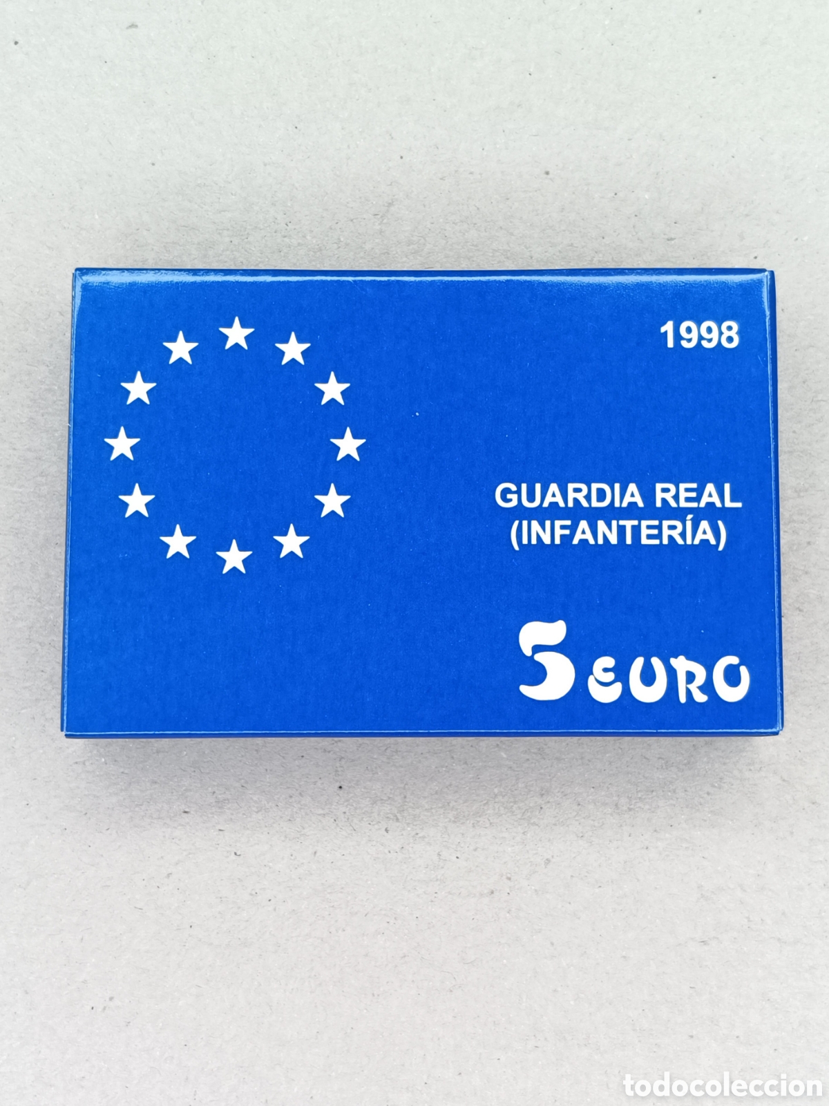 Monedas FNMT: 1998, GUARDIA REAL (INFANTER&Iacute;A), MONEDA DE 5 EUROS, HOMENAJE AL EJ&Eacute;RCITO DE TIERRA ESPA&Ntilde;OL.