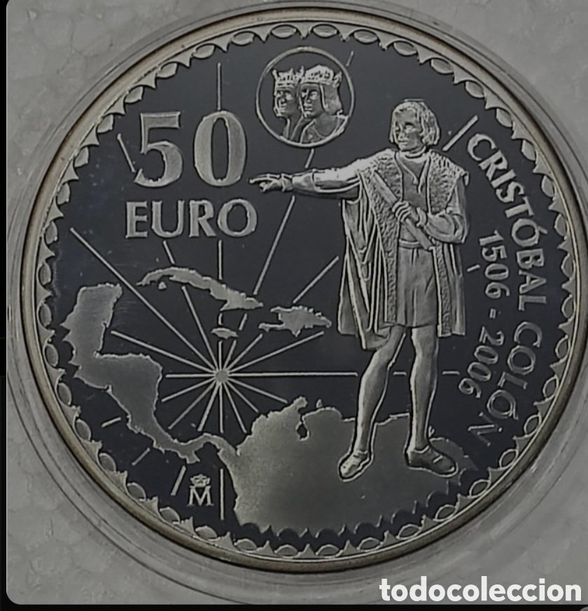 Monedas FNMT: 50 reales plata 2006 ..5 oz