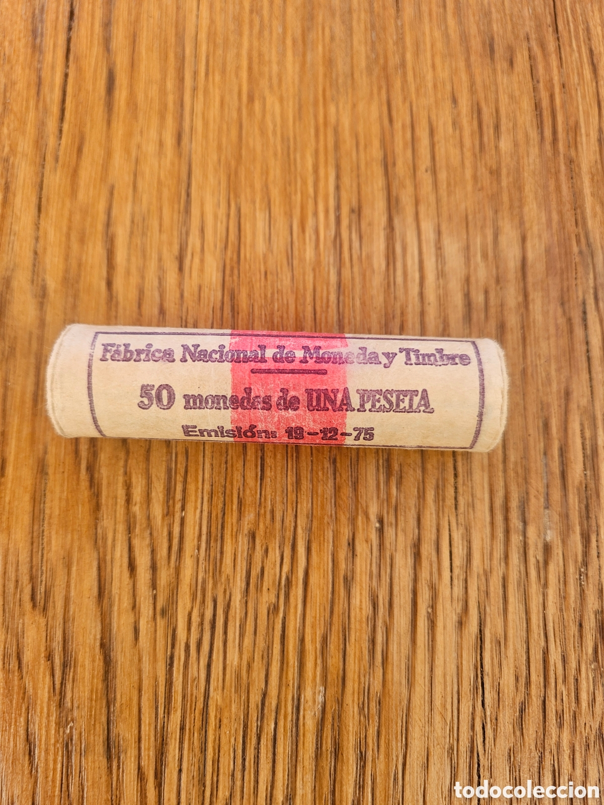 Monedas FNMT: Pesetas del a&ntilde;o 1975 empaquetadas sin abrir por la FNMT