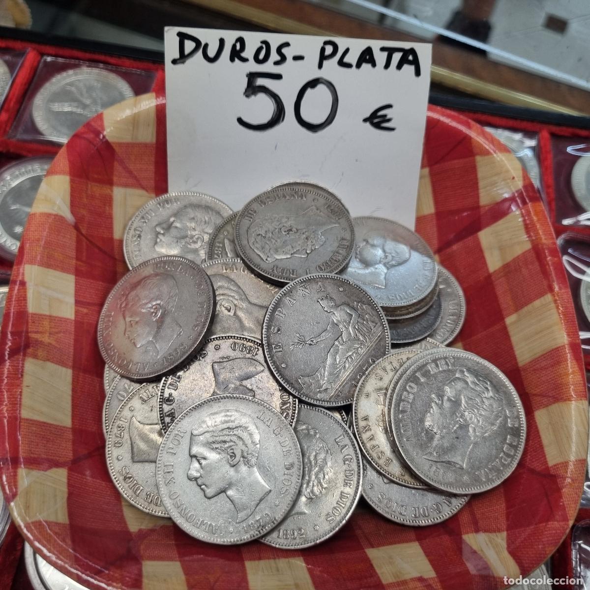Monedas FNMT: 1 MONEDA DE 5 PESETAS PLATA CENTENARIO MBC ORIGINAL - Foto 2