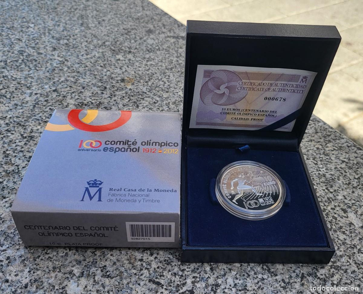 FNMT Coins: 10 euros Espa&ntilde;a 2012 ..Comite Ol&iacute;mpico RRR