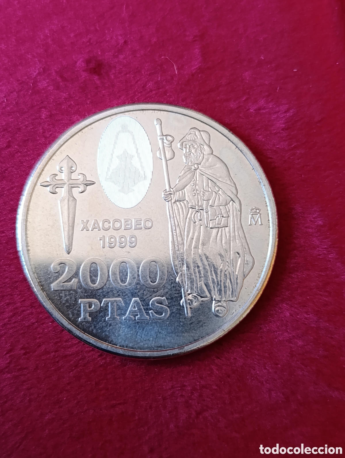 Monedas FNMT: Espa&ntilde;a. Juan Carlos I. 2000 Pesetas 1999 (&rdquo;Peregrino 2&rdquo;)