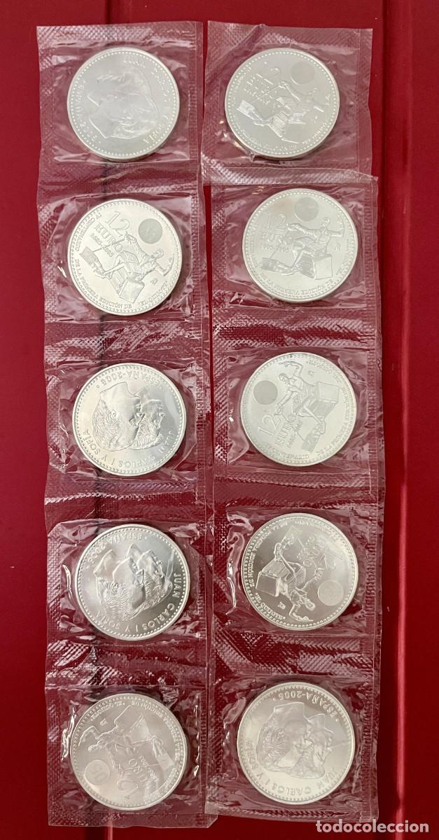 Monedas FNMT: 10 Monedas de Plata. Espa&ntilde;a, 12 Euros.