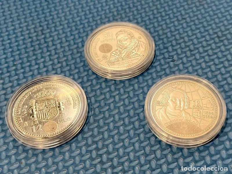 Monedas FNMT: Lote: 3 Monedas Plata de Colecci&oacute;n.