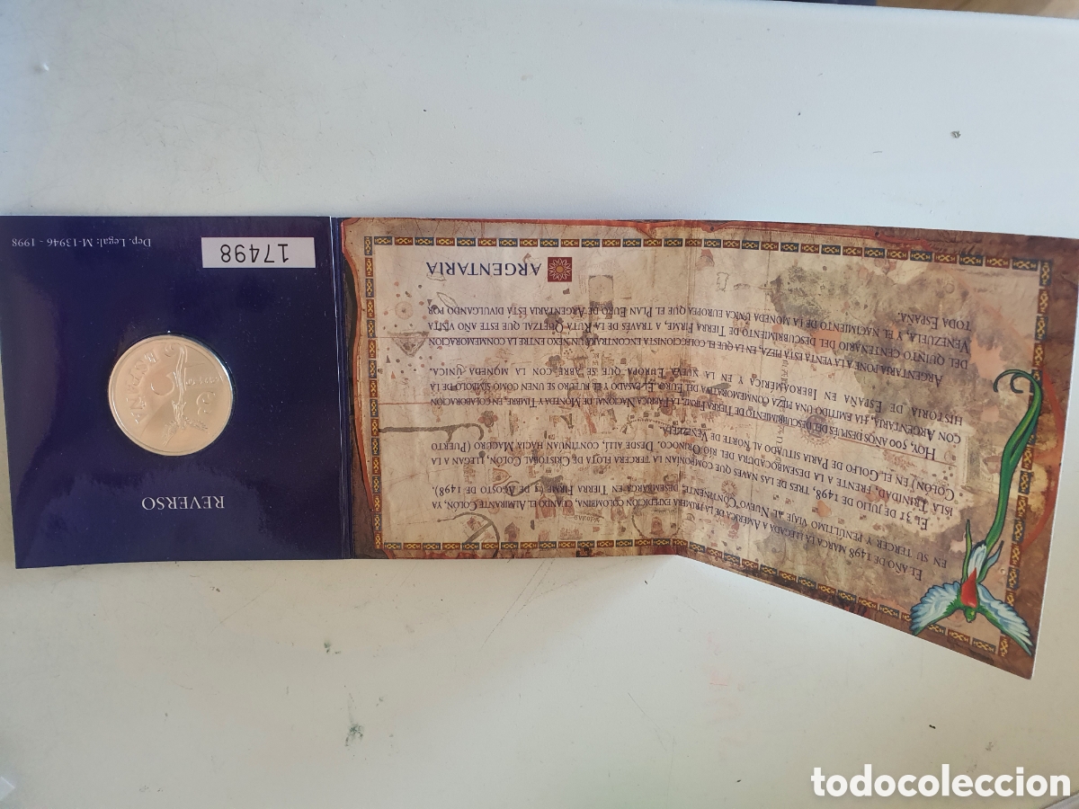Monedas FNMT: moneda colecci&oacute;n conmemorativa V centenario - Foto 4