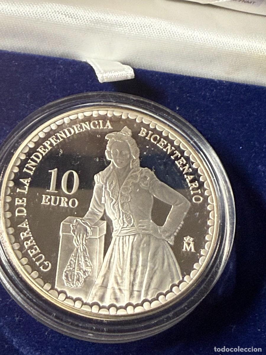 Monedas FNMT: FNMT. 2008. 8 Reales. Manuela Malasa&ntilde;a. Agotada, escasa. Con certificado.