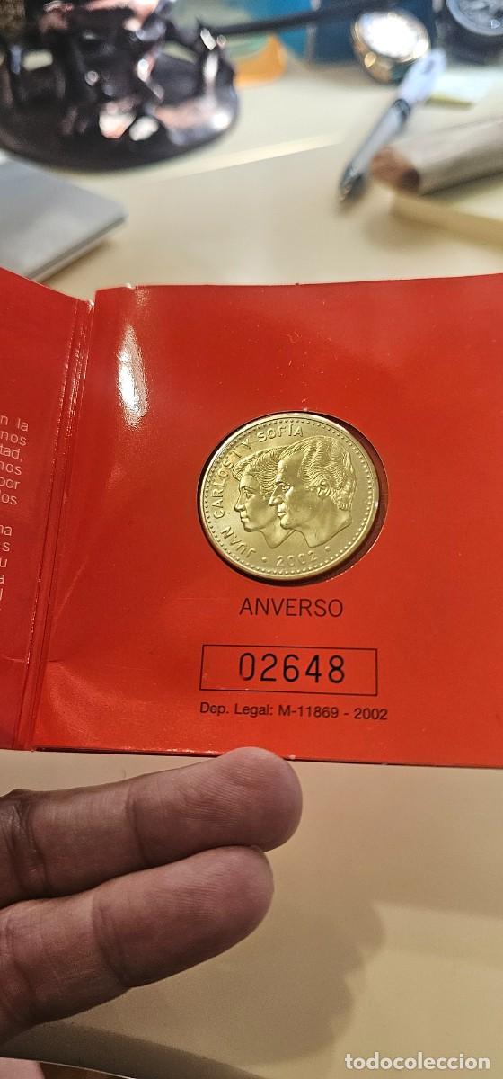 Monedas FNMT: Moneda espa&ntilde;ola plata conmemoraci&oacute;n presidencia EU 2002