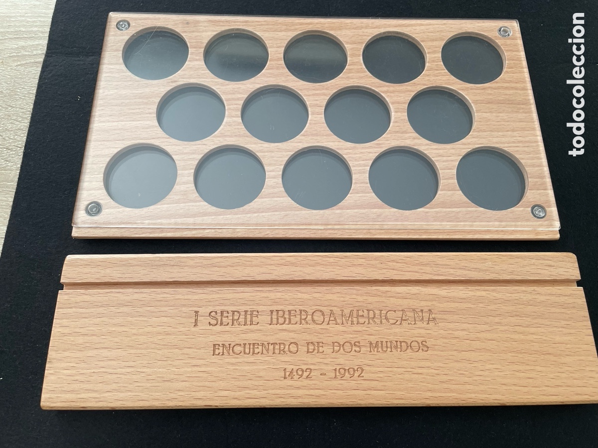 Monedas FNMT: Estuche expositor de la Serie de 1991 El Encuentro entre dos Mundos