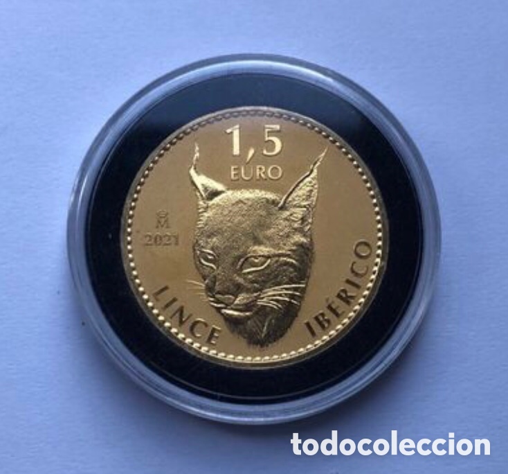 Monedas FNMT: Onza lince Ib&eacute;rico 2021.
