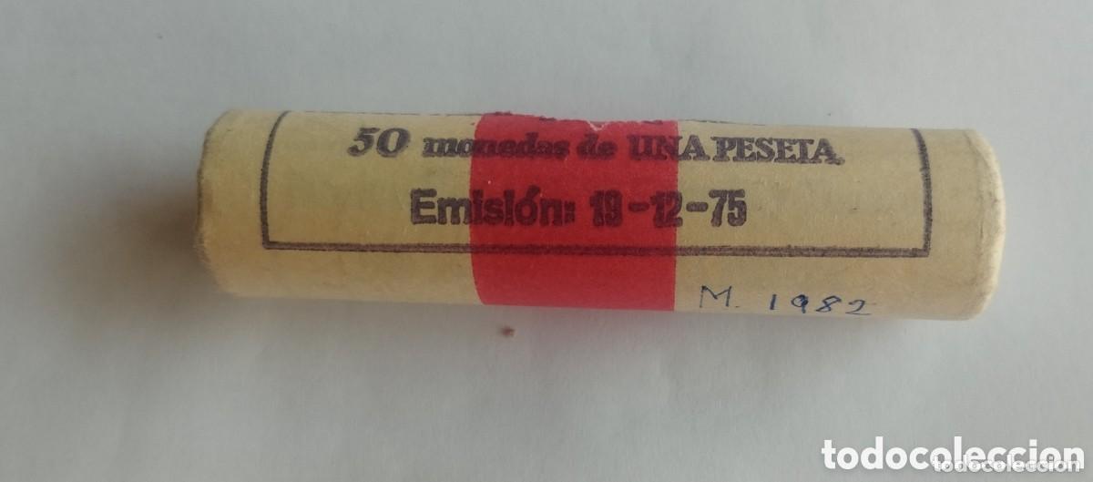 Monete FNMT: CARTUCHO DE LA FNMT DE 1 PESETA JUAN CARLOS I 1982 ( 50 MONEDAS )