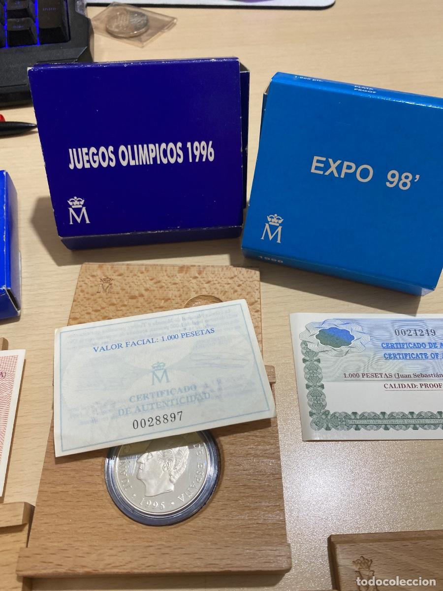 Monedas FNMT: Lote monedas plata Espa&ntilde;a - Foto 3