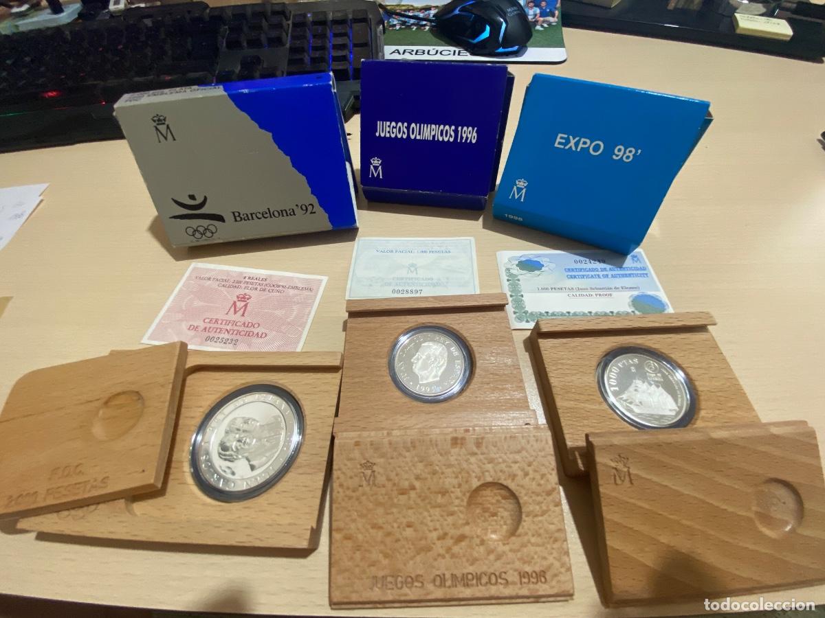 Monedas FNMT: Lote monedas plata Espa&ntilde;a - Foto 5