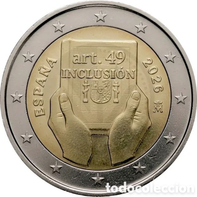 Monnaies FNMT: Moneda 2 euros inclusion 2026
