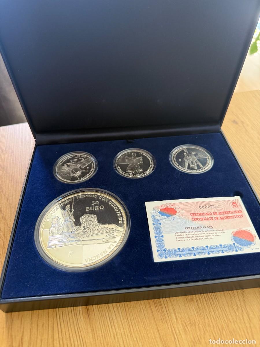 Monedas FNMT: Colecci&oacute;n Plat Proof - IV Centenario de la publicaci&oacute;n de El Quijote. FNMT
