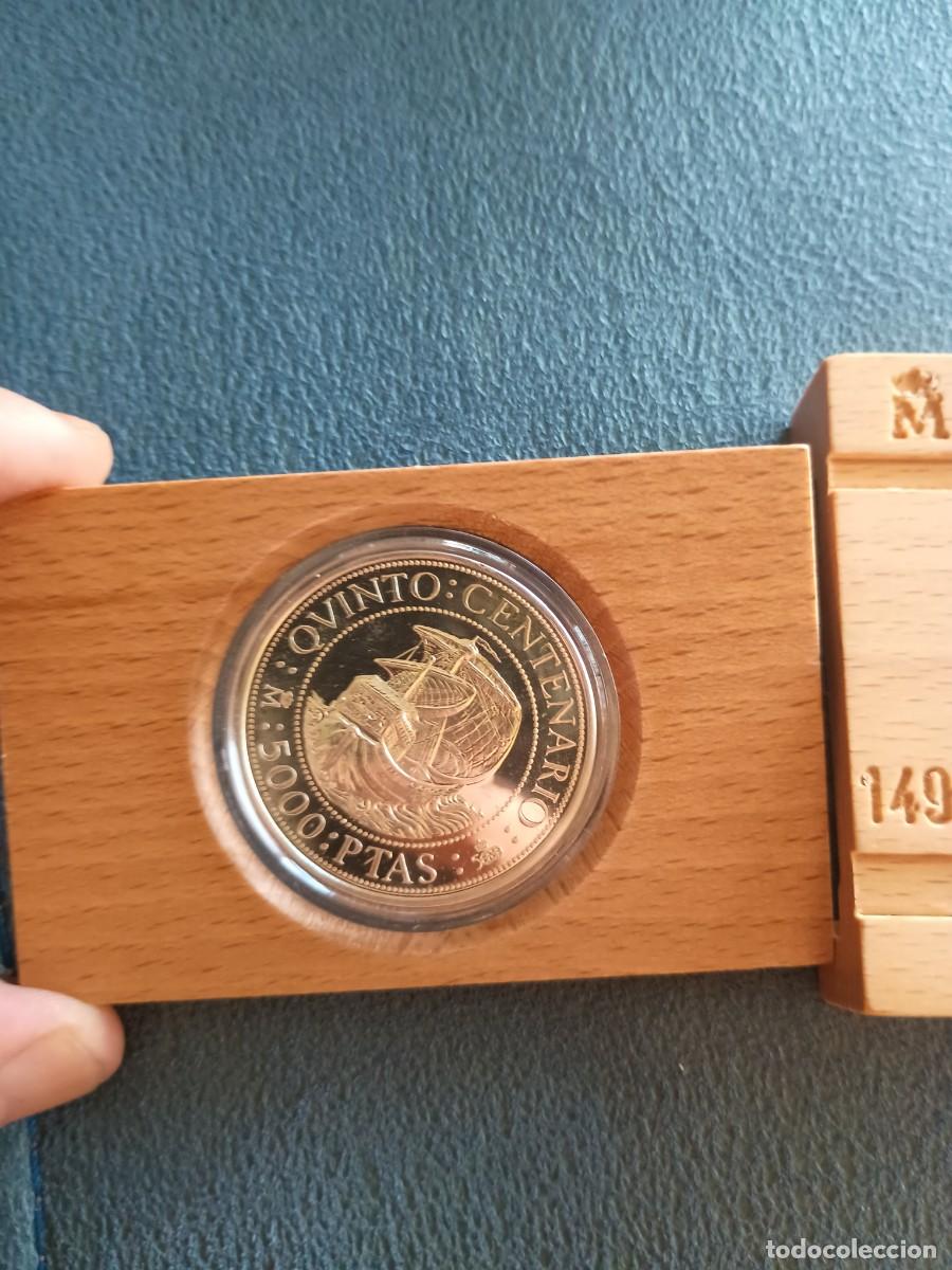 Monedas FNMT: Espa&ntilde;a 5.000 pesetas a&ntilde;o 1989 Serie 1 Plata proof Quinto Centenario