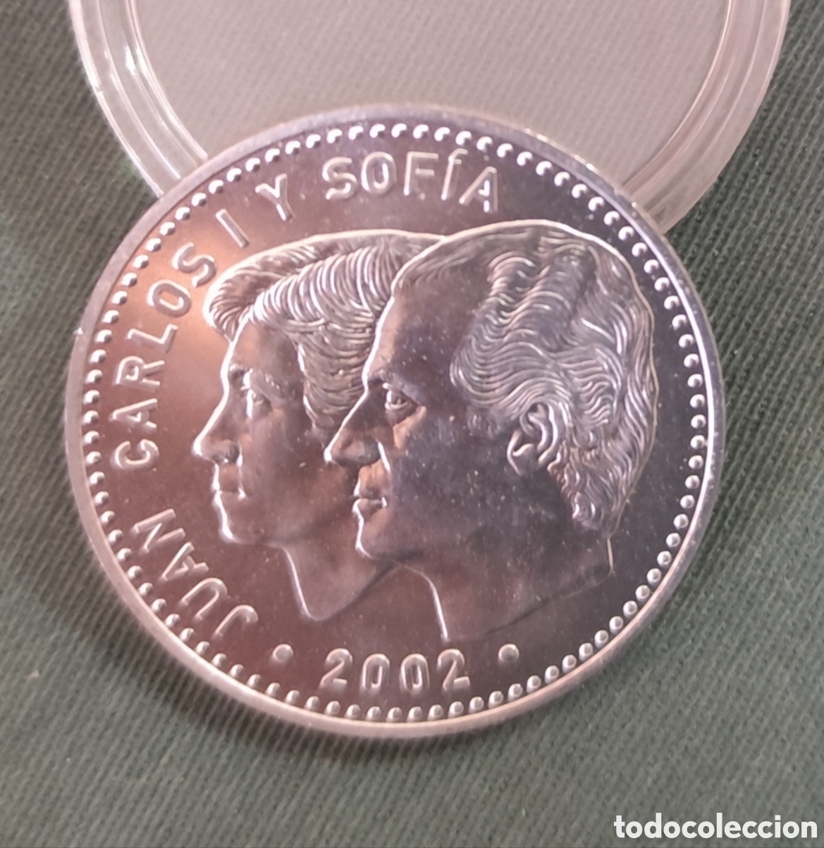 Monedas FNMT: Moneda de plata conmemorativa presidencia de Espa&ntilde;a de la UE 2002