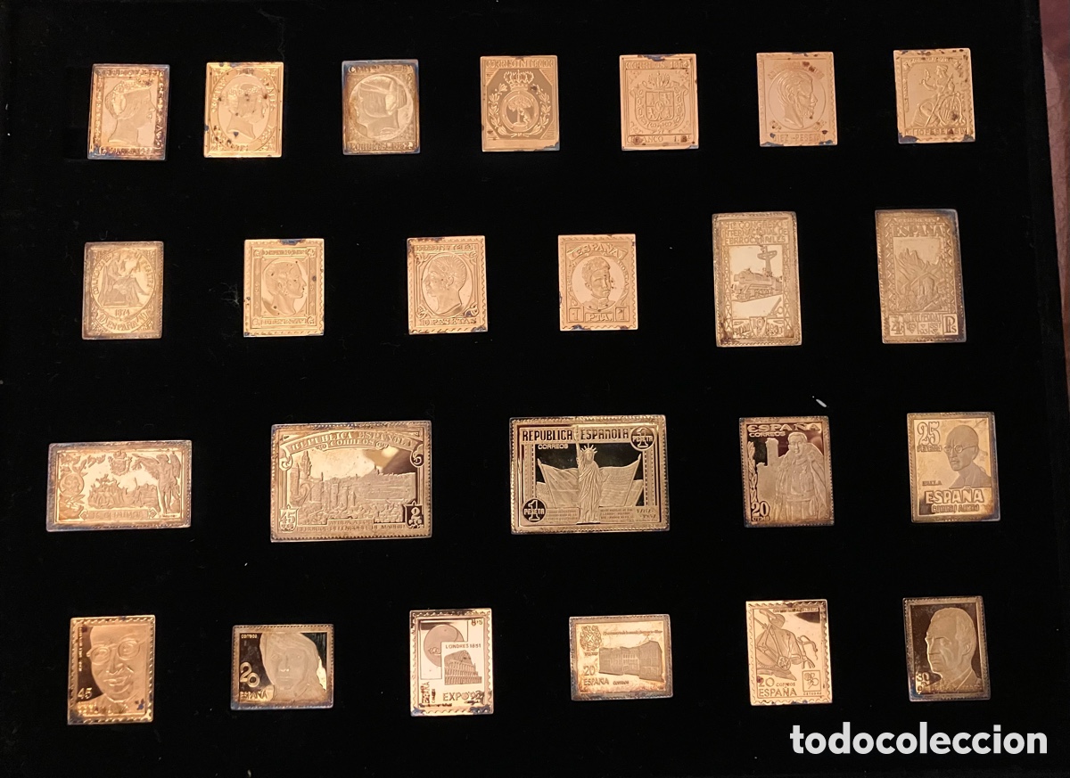 Monnaies FNMT: Colecci&oacute;n conmemorativa del 150 aniversario del primer sello espa&ntilde;ol- Tesoros filat&eacute;licos de Espa&ntilde;a