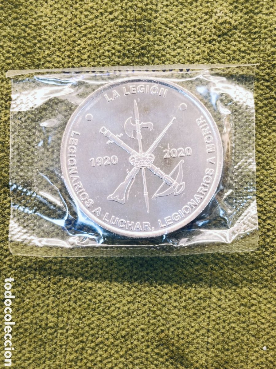 Monedas FNMT: MEDALLA ESPA&Ntilde;A - ANIVERSARIO 100 A&Ntilde;OS LEGI&Oacute;N ESPA&Ntilde;OLA - F.N.M.T. (CUPRON&Iacute;QUEL) DI&Aacute;METRO 33MM. (SC).