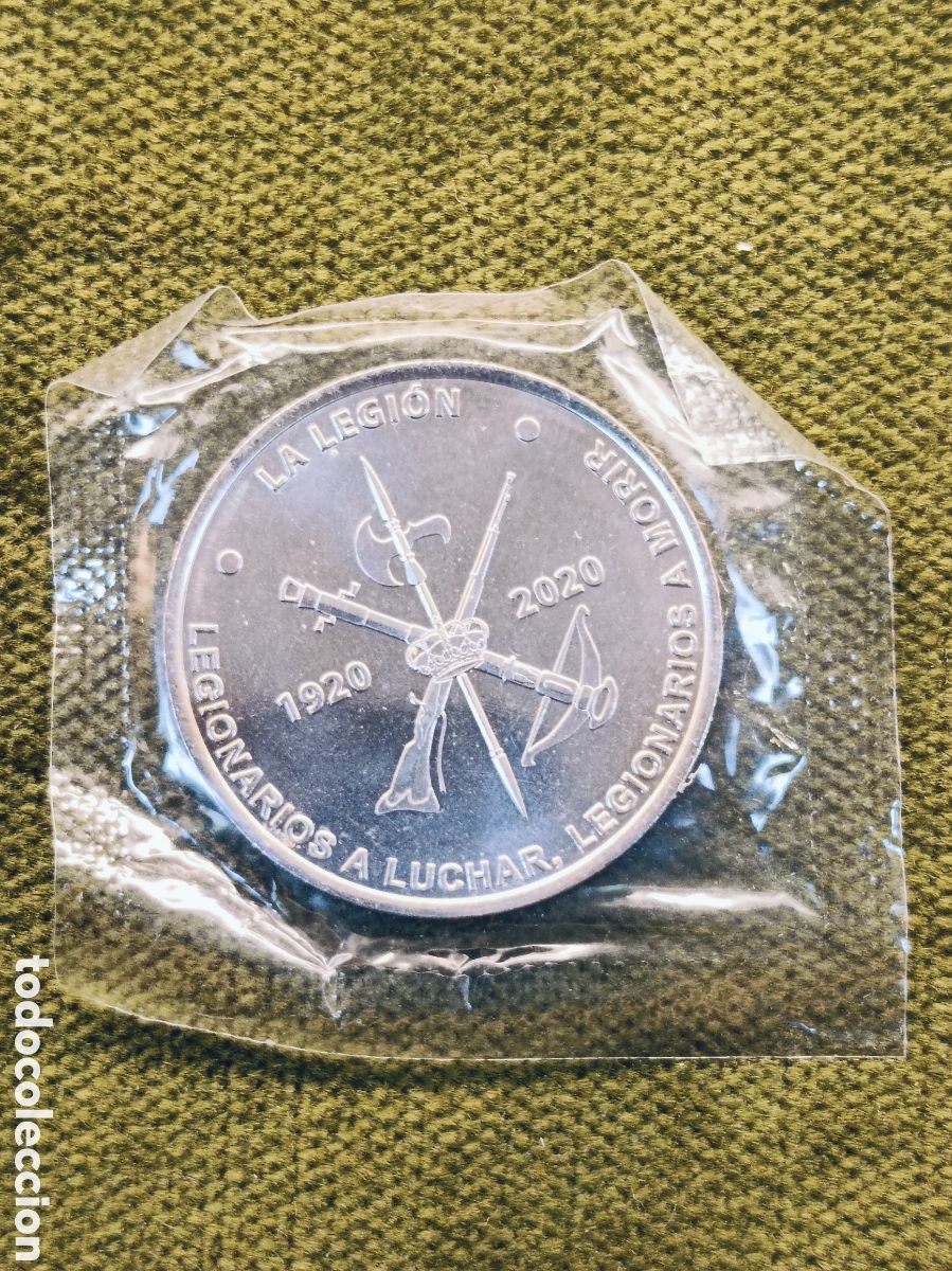 Monedas FNMT: MEDALLA ESPA&Ntilde;A - ANIVERSARIO 100 A&Ntilde;OS LEGI&Oacute;N ESPA&Ntilde;OLA - F.N.M.T. (CUPRON&Iacute;QUEL) DI&Aacute;METRO 33MM. (SC).