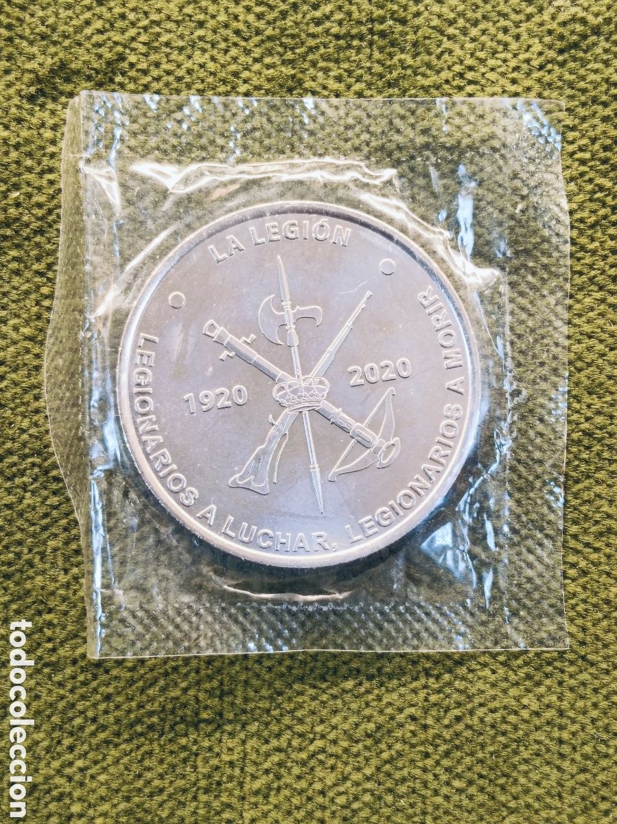 Monedas FNMT: MEDALLA ESPA&Ntilde;A - ANIVERSARIO 100 A&Ntilde;OS LEGI&Oacute;N ESPA&Ntilde;OLA - F.N.M.T. (CUPRON&Iacute;QUEL) DI&Aacute;METRO 33MM. (SC).