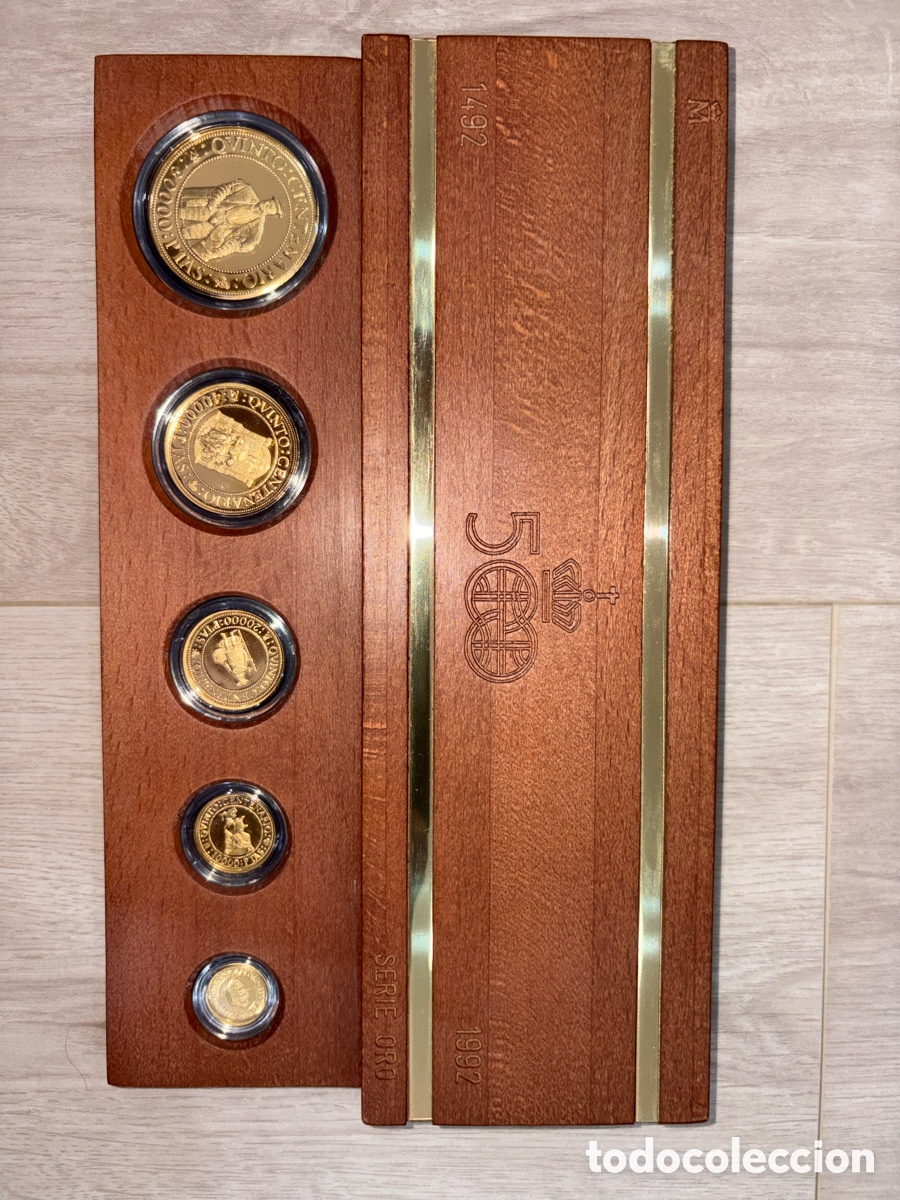 Monedas FNMT: Serie Oro V Centenario FNMT &ndash; 5 Monedas de Oro &ndash; 52,3 g Oro Fino