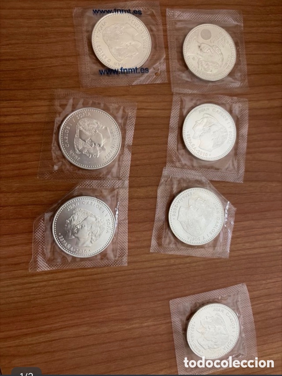 Monedas FNMT: Colecci&oacute;n de monedas FNMT Rey Juan Carlos y Reina Sof&iacute;a