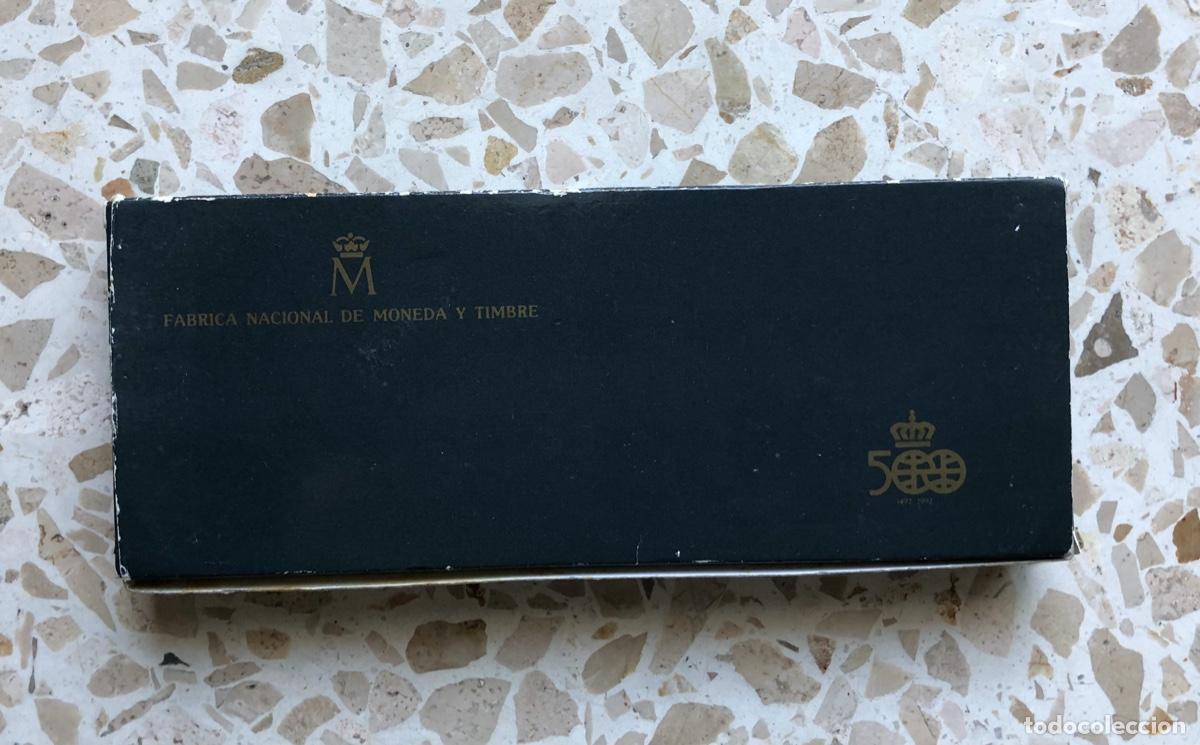 Moedas FNMT: Estuche de madera &ndash; Serie 1, a&ntilde;o 1989 &ndash; del Quinto Centenario