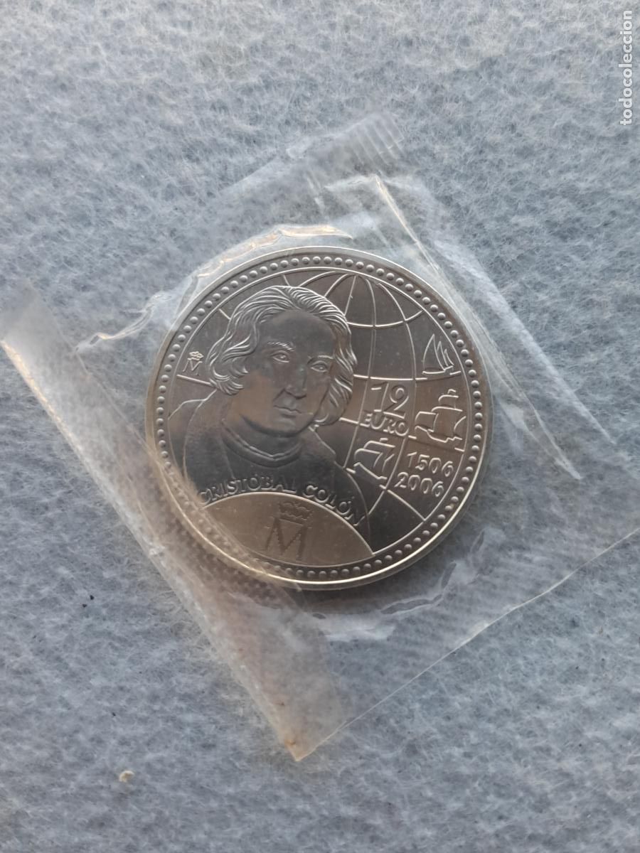 Monete FNMT: Espa&ntilde;a. 12 Euros. A&ntilde;o 2006. Plata. Crist&oacute;bal Col&oacute;n.