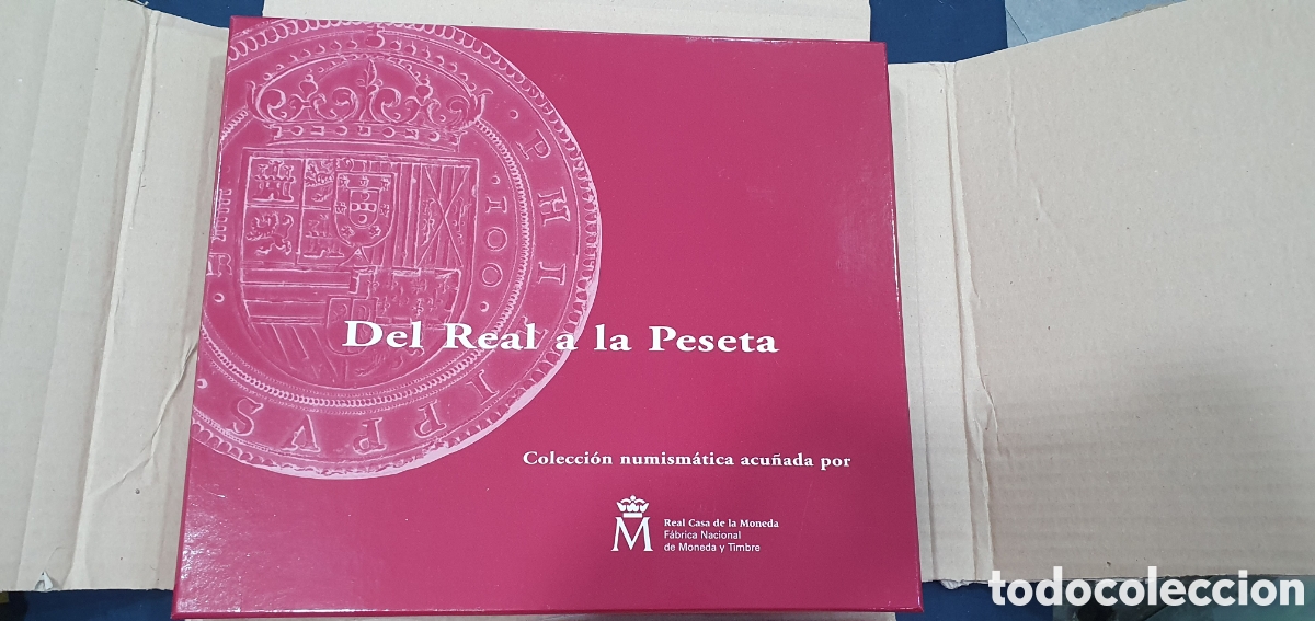 FNMT Coins: SALIDA 0.01&euro;. Del Real a la Peseta. Edici&oacute;n de lujo. Ver fotos. (L135)