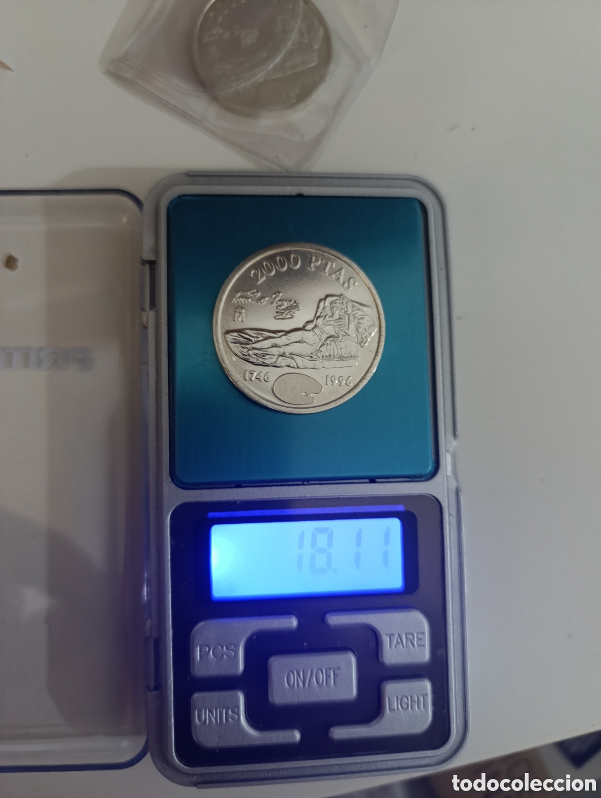 Monedas FNMT: 2000 Pesetas 1996 (Lote 2) Goya 250 Aniversario - Plata 925 - Sin Circular - En Bl&iacute;ster Original