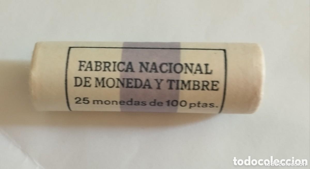 FNMT Coins: CARTUCHO DE LA FNMT DE 100 PESETAS JUAN CARLOS I 1994 (25 MONEDAS)
