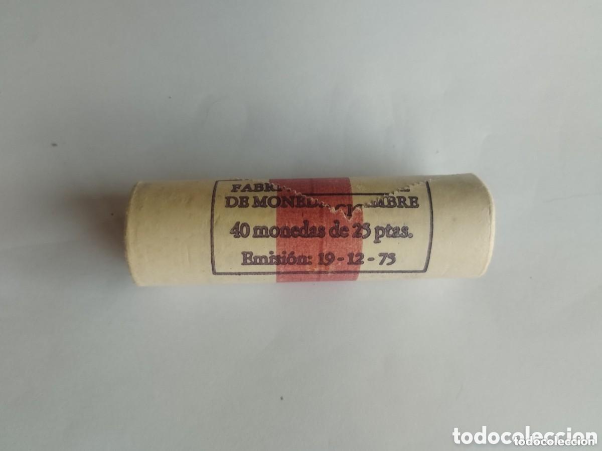 FNMT Coins: CARTUCHO DE LA FNMT DE 25 PESETAS JUAN CARLOS I 1980 ESTRELLA 81 ( 40 MONEDAS )