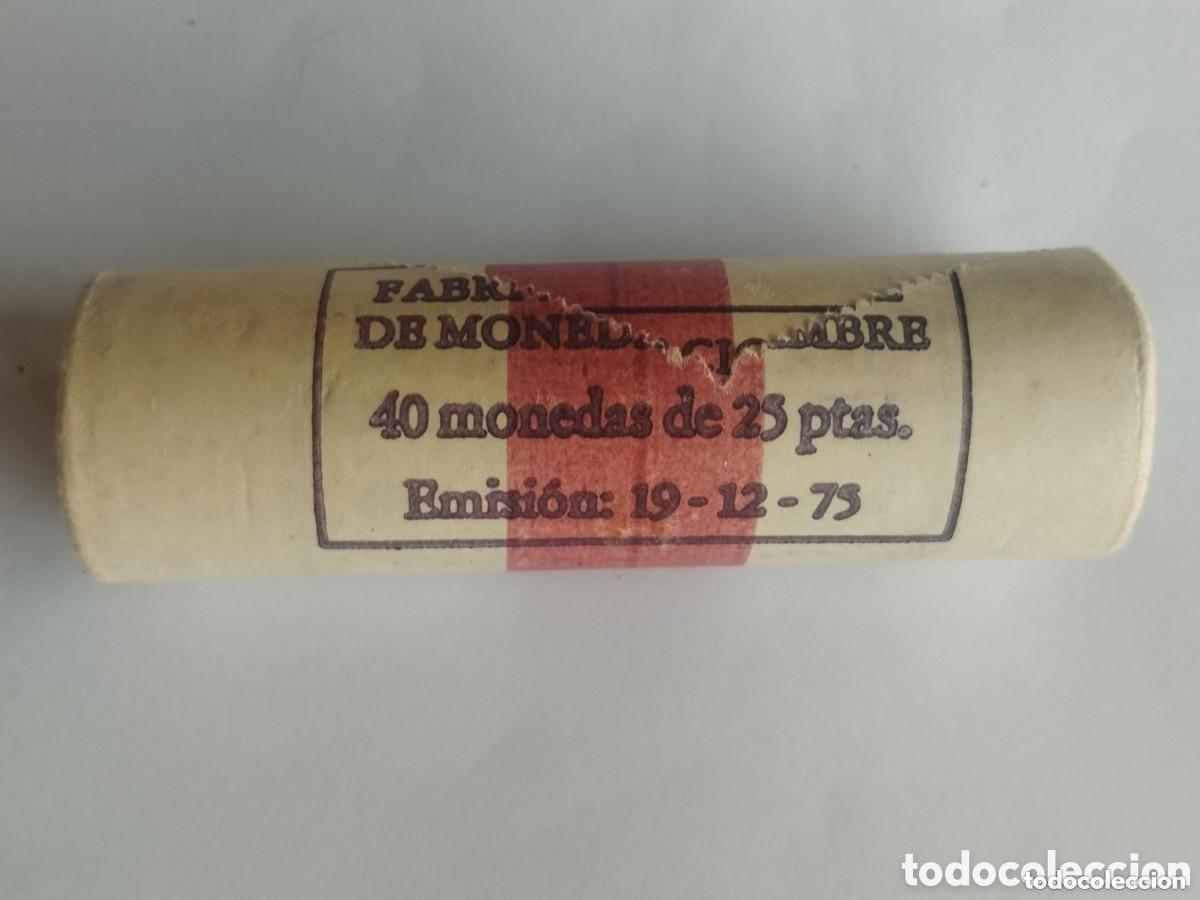 FNMT Coins: CARTUCHO DE LA FNMT DE 25 PESETAS JUAN CARLOS I 1980 ESTRELLA 82 ( 40 MONEDAS )