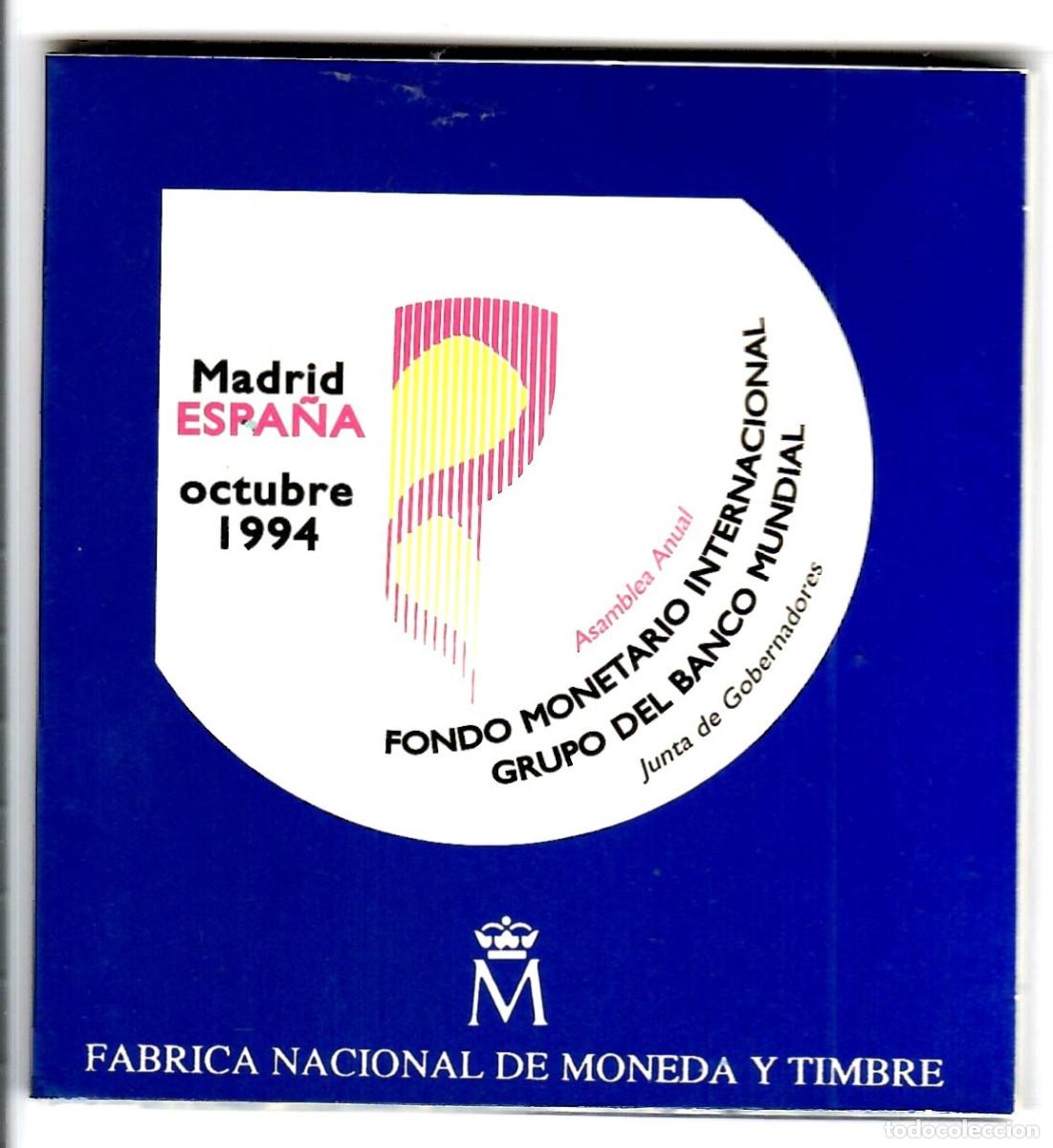 Monedas FNMT: CARTERA MONEDA 2000 PTS 1994 PLATA - Foto 1